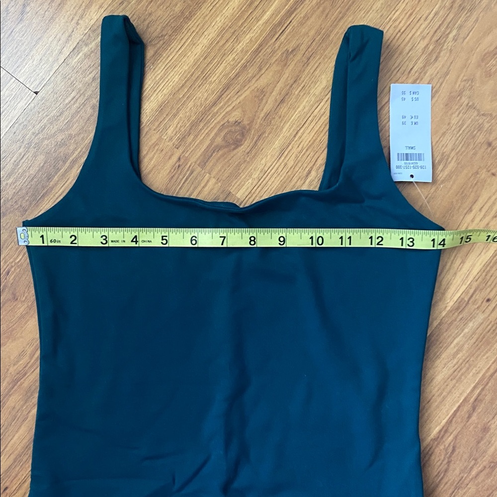 BNWT Abercrombie & Fitch teal tank style body suit. - Picture 8 of 9